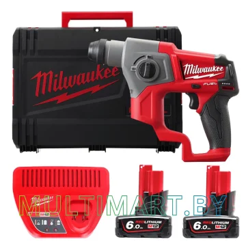 Перфоратор Milwaukee M12 Fuel CH-602X 4933451510 (с 2-мя АКБ, кейс)